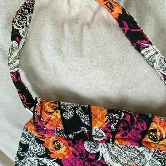 Marie Osmond Lifestyle Collection Womens Floral Quilted Fabric Bag Pre Owned - Picture 7 of 9